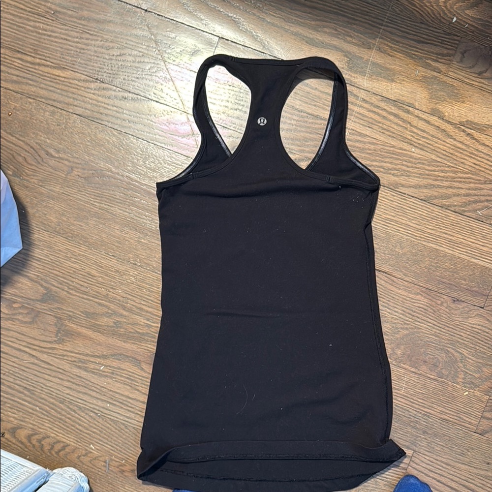 Black Racerback Tank Top - Picture 2 of 2
